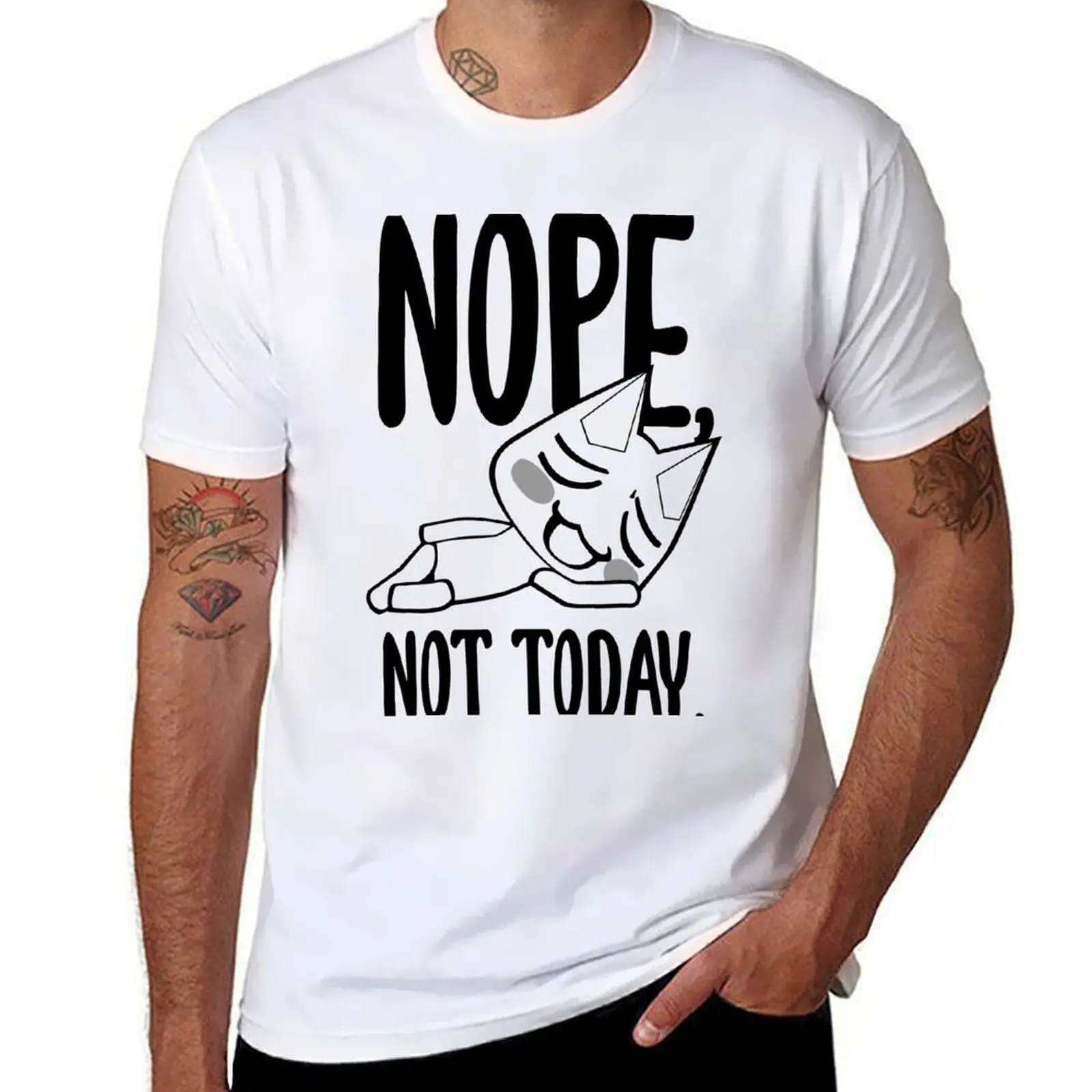 

Dokodemo Issho Nope Not Today/ どこでもいっしょ/Toro Inoue(Toro) T-Shirt cotton t shirt man funny t shirts man T-Shirt
