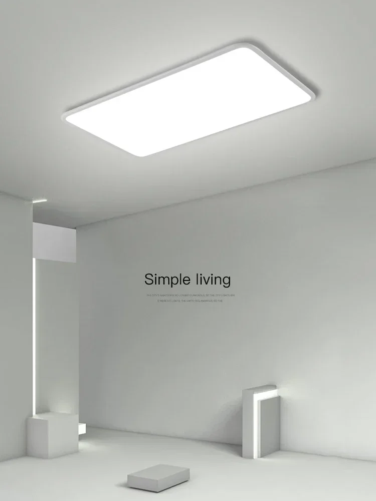 

Modern Ultra Thin Rectangular Led Ceiling Lamp Minimalist Living Room Bedroom Home Deco Ceiling Lights Indoor Lighting Fixtures