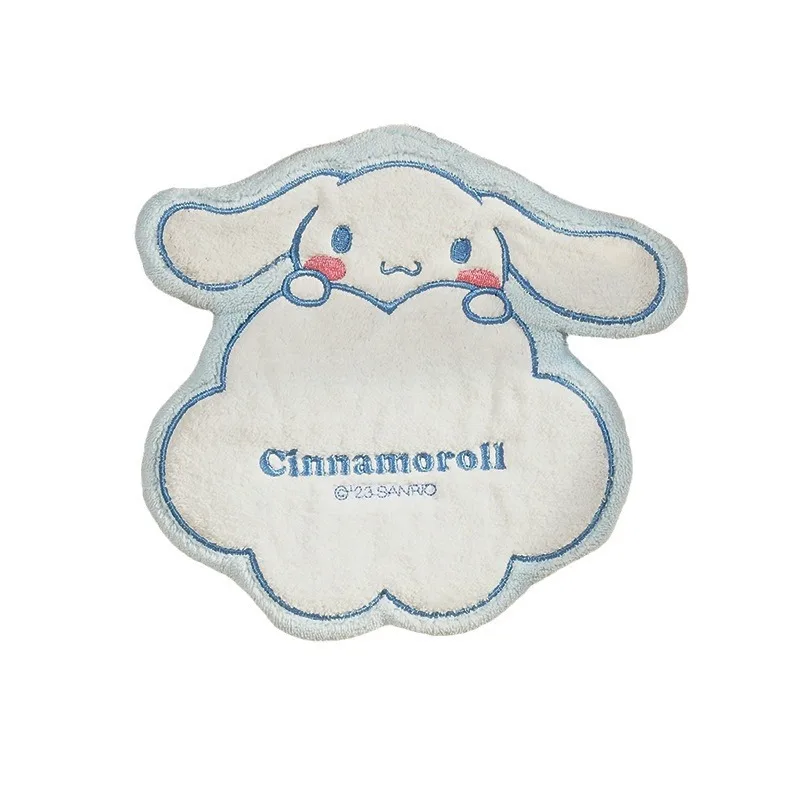 MINISO Sanrio Hand towel Jade Gui Dog Coral Velvet Pure Cotton Water-absorbing Quick-drying Children's Cute Melody Square Scarf