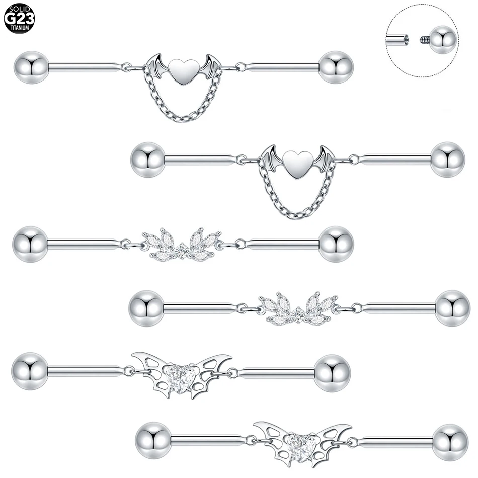 1Pc Titanium Cz Ind…