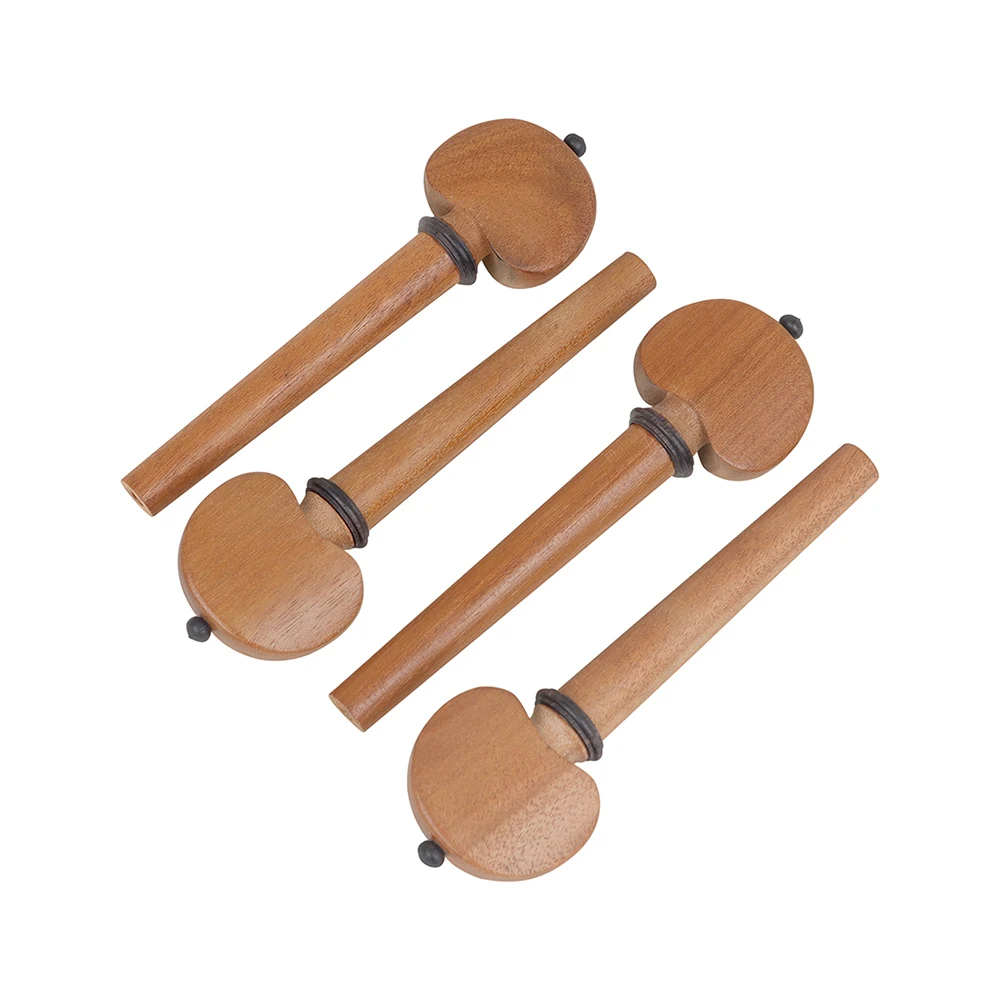 

M MBAT CL-90 Set of 4 Cello String Spools Hematite Inlaid Ebony Premium Cello Replacement Parts Cello Parts & Accessories