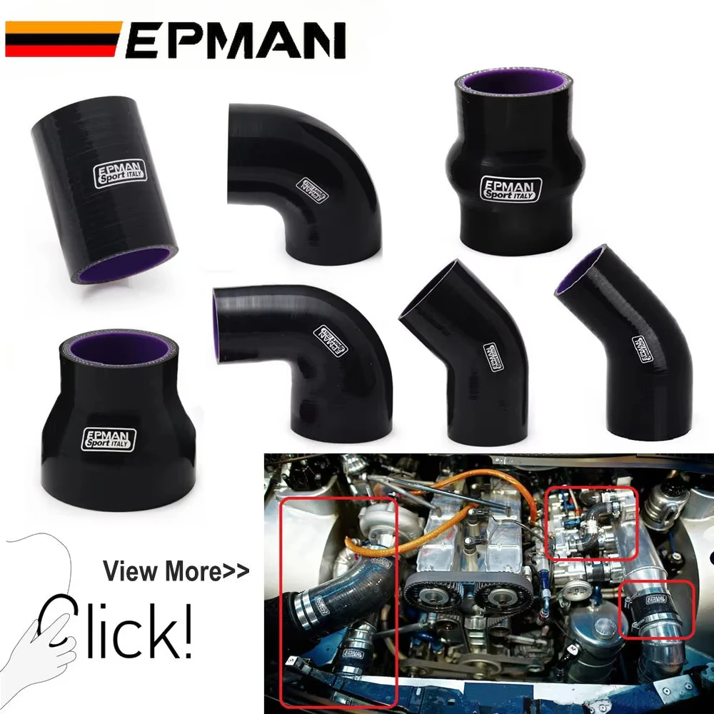 4-Ply Silicone Intercooler Turbo Intake Pipe Coupler Hose 102mm 114mm 120mm 127mm 152mm For BMW 5 Series E39 525i 530 EP-ESS0R