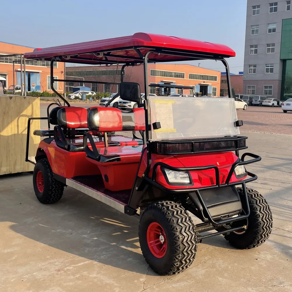 High Quality 350cc Gasoline Electric Golf Cart Car 2 4 6 8 Passengers Golf Buggy