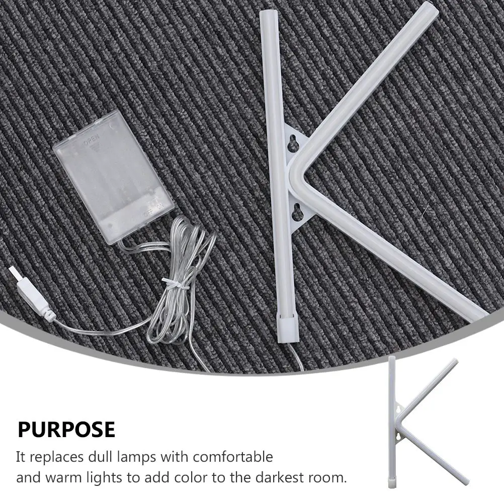 Alphabet LED Neon Signs USB Powered Night Lamps Bedroom Living Room Study Office Wall Atmosphere Lighting