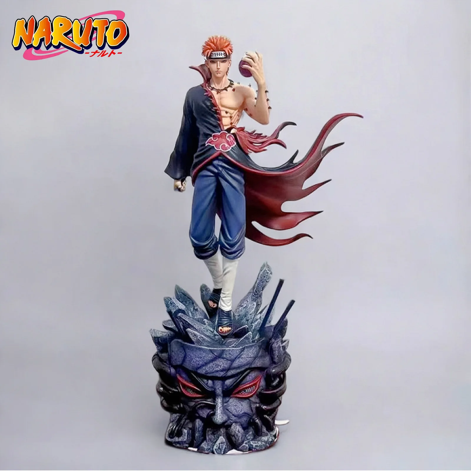 

30cm Naruto Akatsuki Pain War Damage Rinnegan Anime Action Figure PVC Model Statue Collectible Ornaments Figurine Boy Toy Gifts