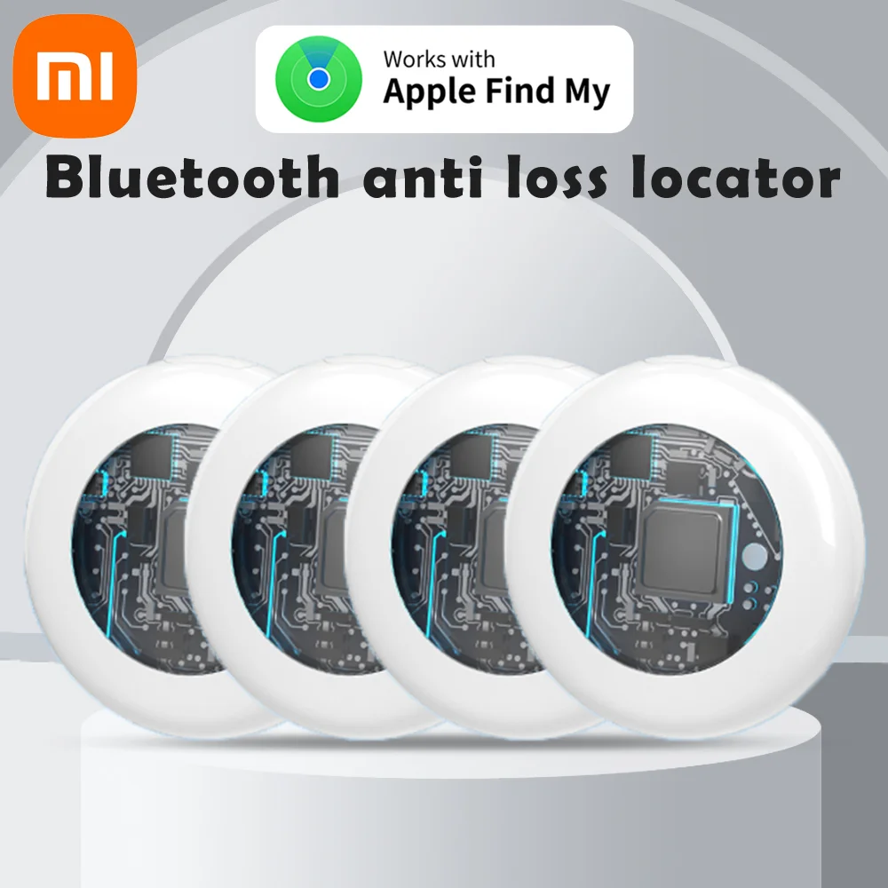 XIAOMI Smart Bluetooth GPS Tracker Airtag Work with Apple Find My APP ITag Anti Lost Locator Pet Finder Air Tags for IOS