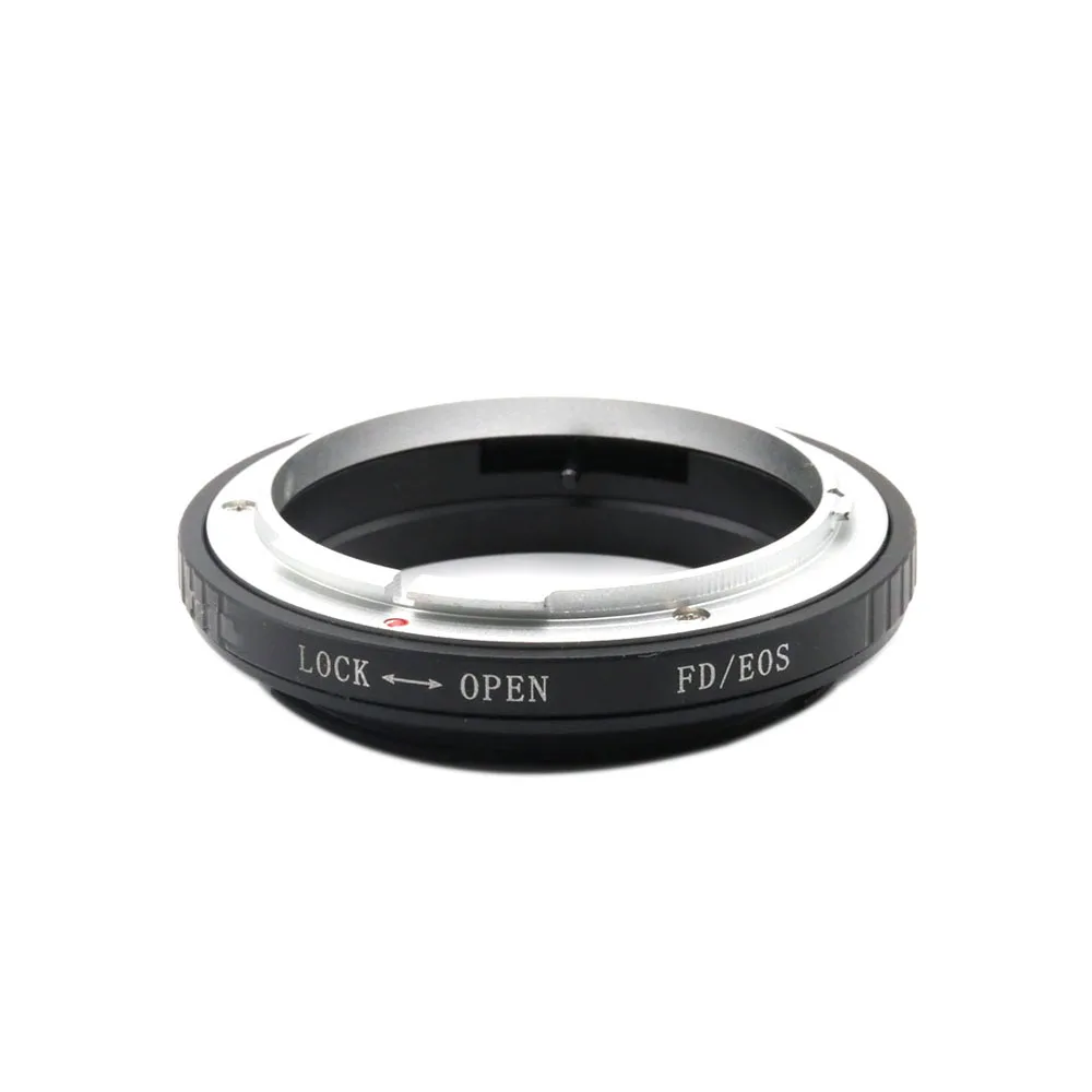 Adaptador de anillo FD-EOS para lentes Canon FD a EF para cámaras y videocámaras con montura EOS