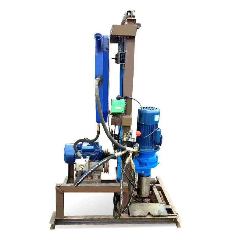 

Портативная гидравлическая мини-буровая установка для водяных скважин на 100 м, легкая ручная буровая машина для скважин, хит продаж