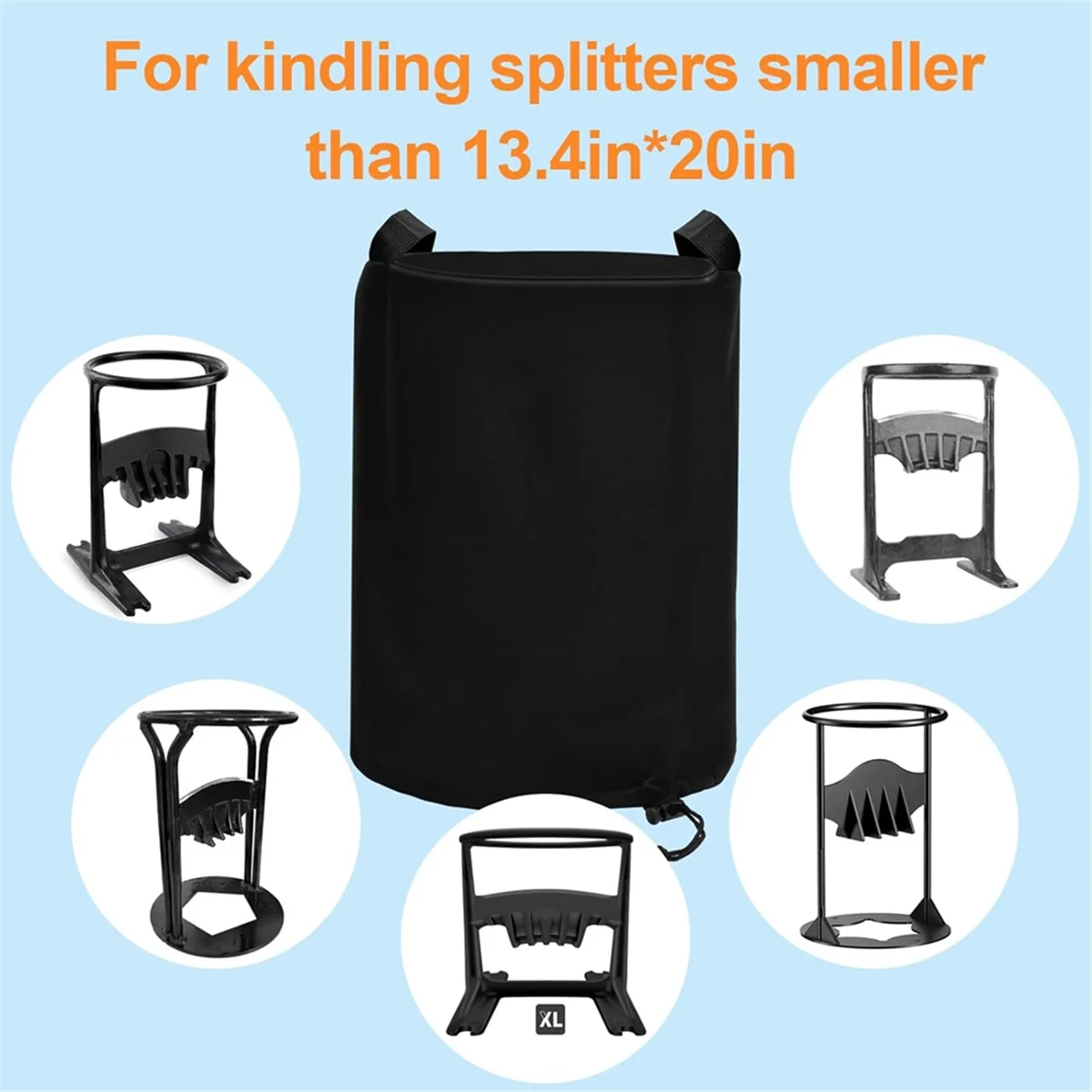 

Firewood Kindling Splitter Cover,Oxford Cloth Cover for Wood Splitter Manual Log Splitter L