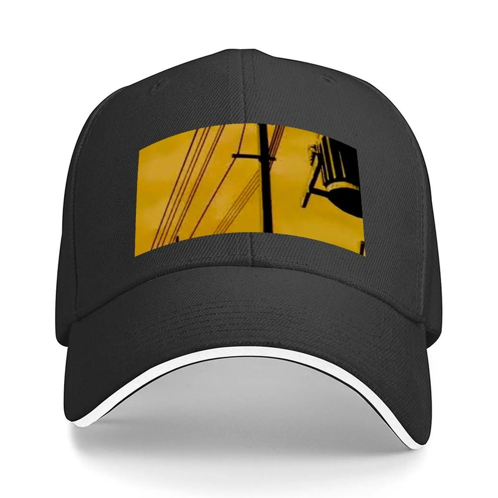 

Serial Experiments Lain Power Lines Aesthetic Sticker Baseball Cap Unique hats luxury caps derby hat Visor Male Women's