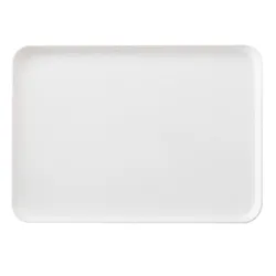 Plastic Breakfast Plate Rectangular Food Serving Tray Fruit Bread Cup Dinner Dish for Home Cafe Hotel Rectangular Plastic Tray