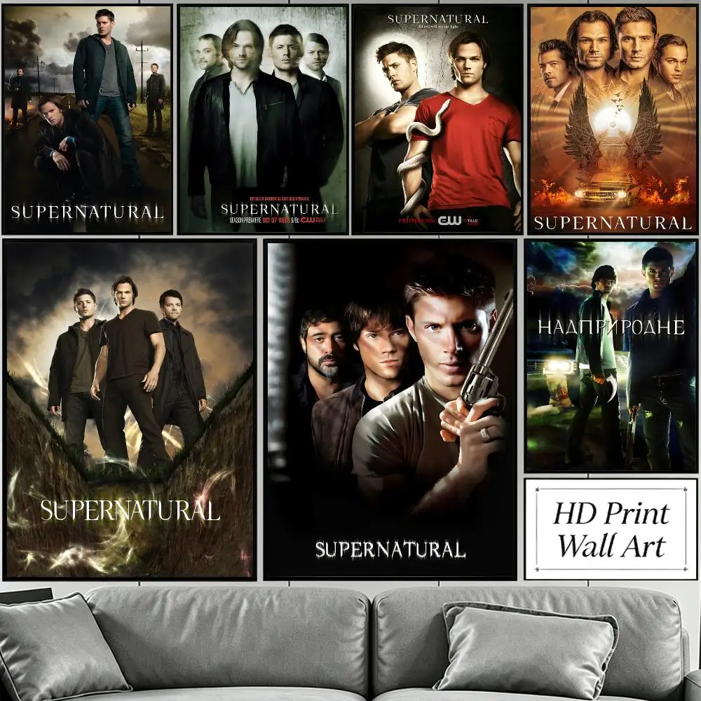 series Supernatural HD Poster Sophisticated Modern Aesthetic Wall Art For Living Room Bedroom Office Cafe Decor Ideal Gift