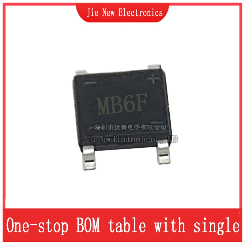 50PCS SMD MB6S MB6F MB8S MB8F MB10S MB10F ABS10 SOP4 Diode Bridge Rectifier