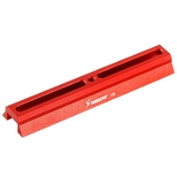 Agnicy 150mm Star Guide Mirror Small Dovetail Plate Dovetail Slot Red & Black Telescope Astronomical Accessory