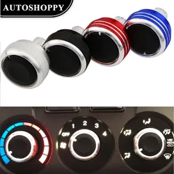 Aluminum Car Air Knob Fit For Honda City 2008 2009 2010 2011 2012 2013 2014 Air Conditioner Switch Buttons AC Knobs Accessories