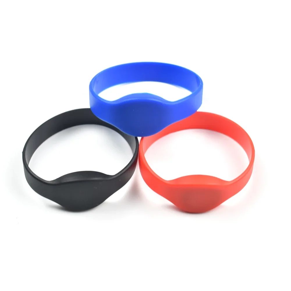 3/5PCS NFC Smart Chip Bracelet Card 13.56Mhz Access Control Proximity Token 1K S50 Read Only Key Badge RFID Waterproof Wristband