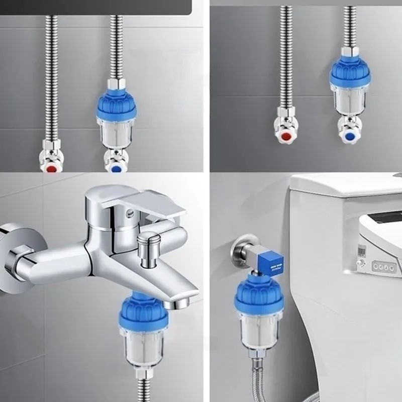 Hot Cotton Water Quality Bathroom Refine Faucets Purification Shower Filter Chlorine Removal Water Purifier