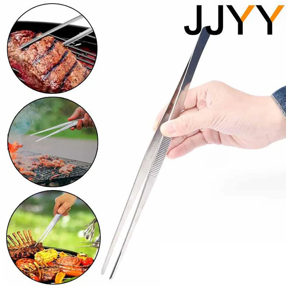 Multifunction Barbecue Tongs Food Tongs Food Clip Kitchen Gadgets Stainless Steel Churrasco Tweezers Clip Buffet BBQ Tool