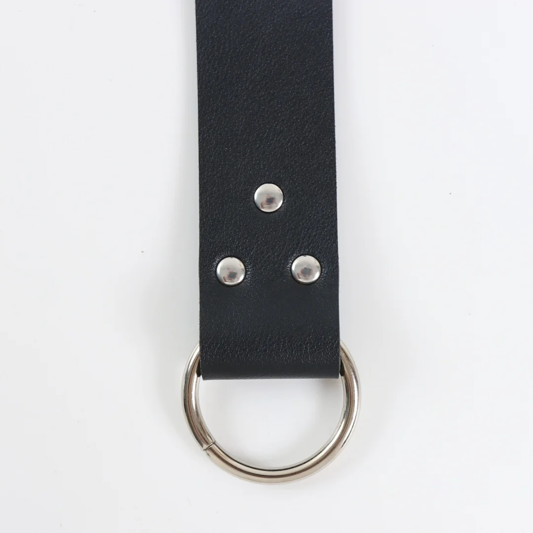 Medieval Renaissance Waist Ring Belt Costume Accessory Parts For Adult Men Knight Pirate Cosplay Larp Leather Loop Buckle