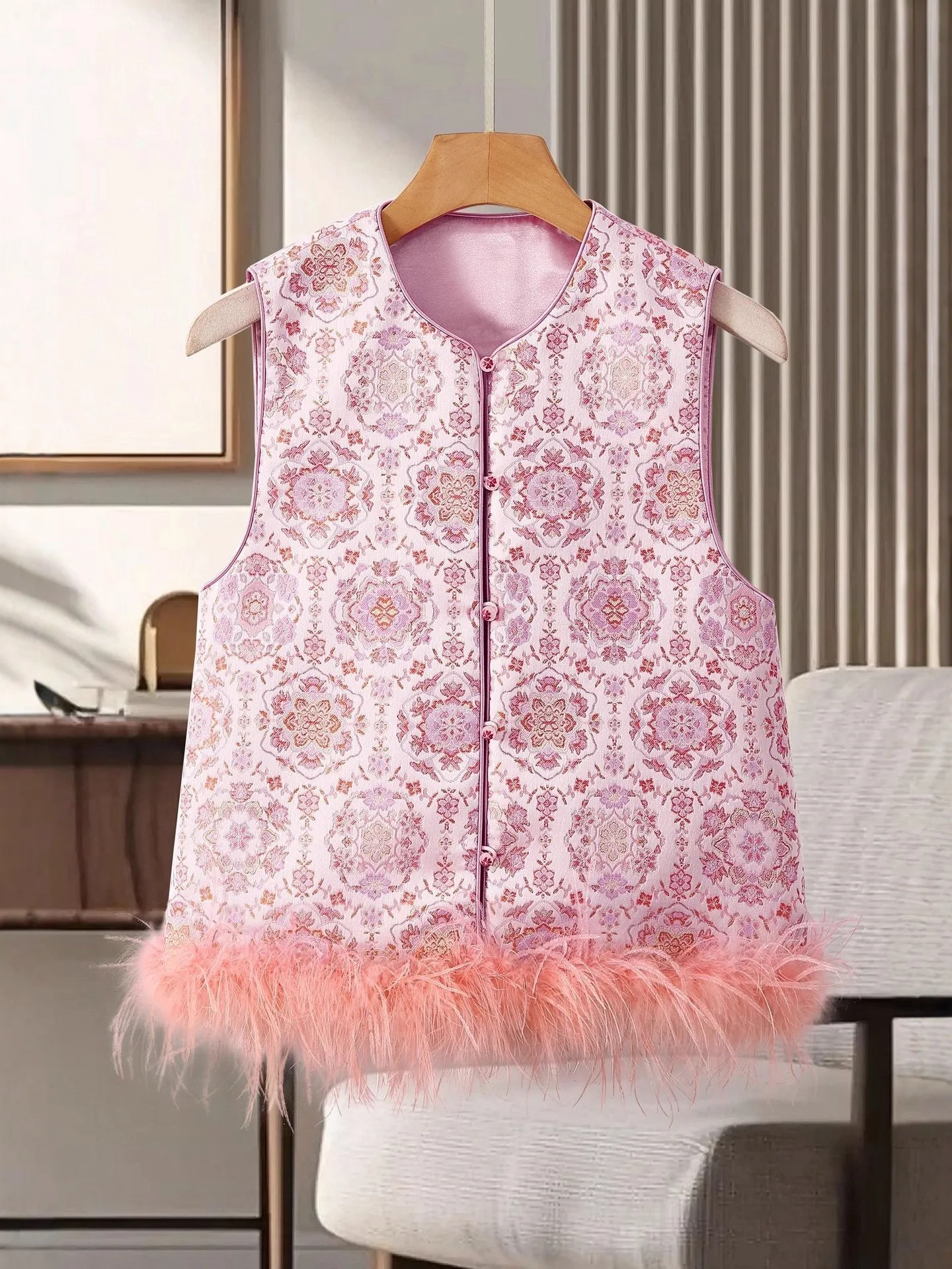 

Chinese New Year Asian Women Clothing Retro Girls Waistcoat