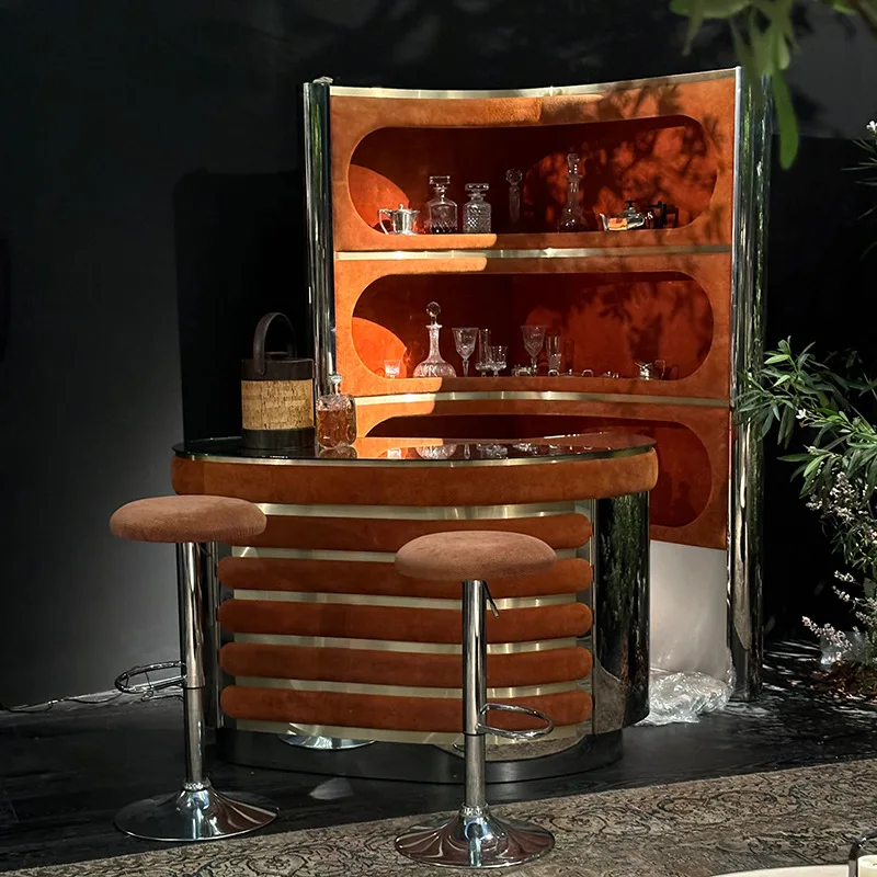 Italian light luxury decorative high cabinet