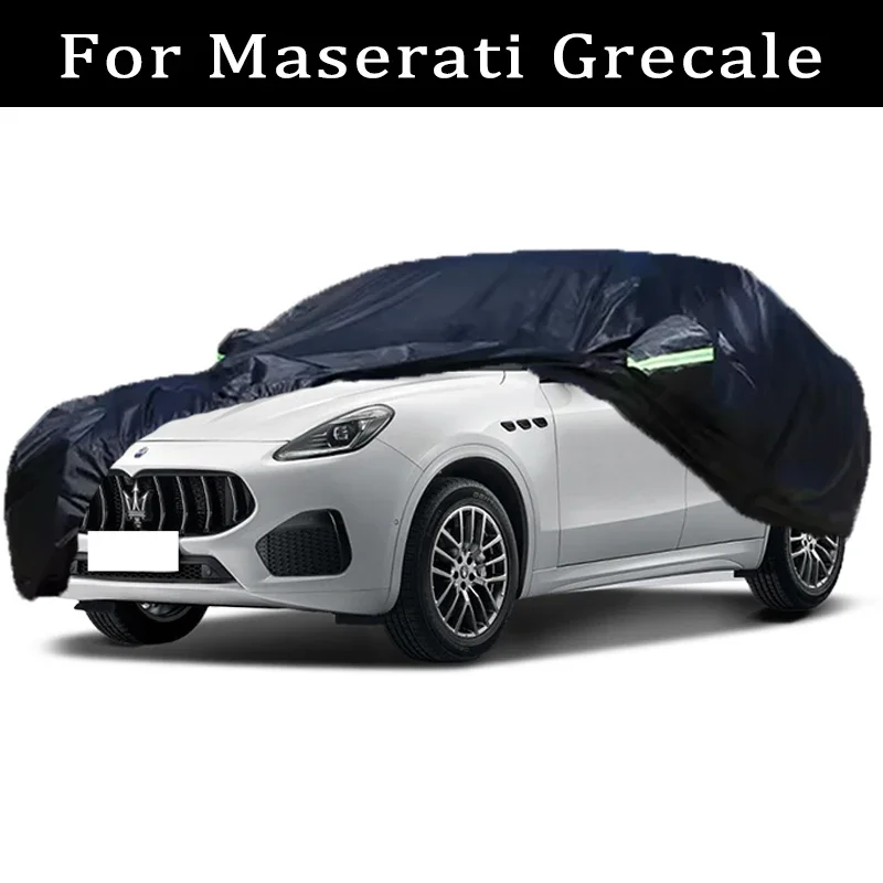 

For Maserati Grecale Car Covers Outdoor Waterproof Dustproof Sun Rain Snow Protection Thick Oxford Cloth Full Car Accessories