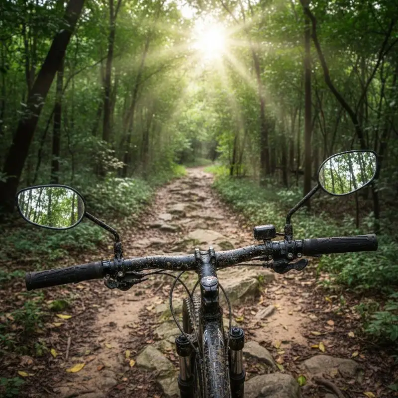 

Регулируемое велосипедное зеркало заднего вида с HD-выпуклой линзой, ударопрочное, с гибкой трубкой, широкий угол обзора, отражатель для велоспорта