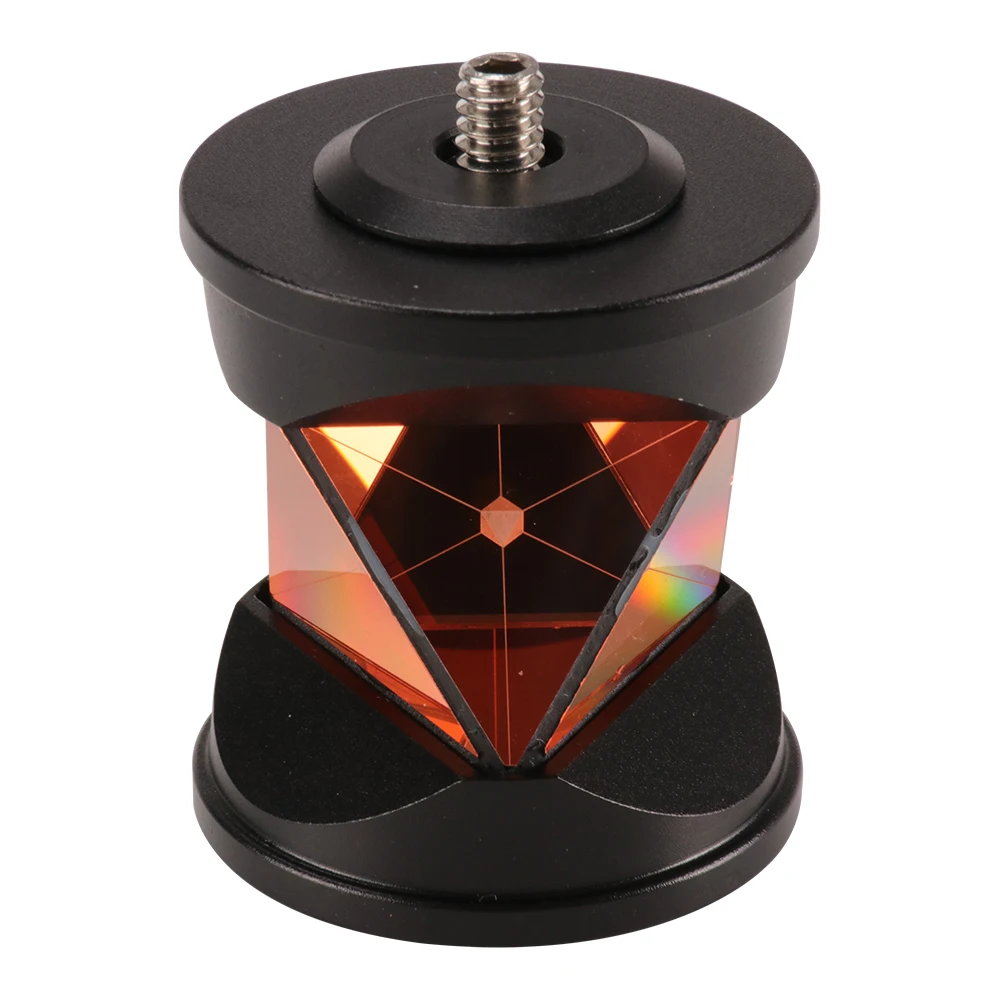 GRZ101S Height 56mm Larger Metal Mini 360° Prism Reflector With Pole, Surveyor R