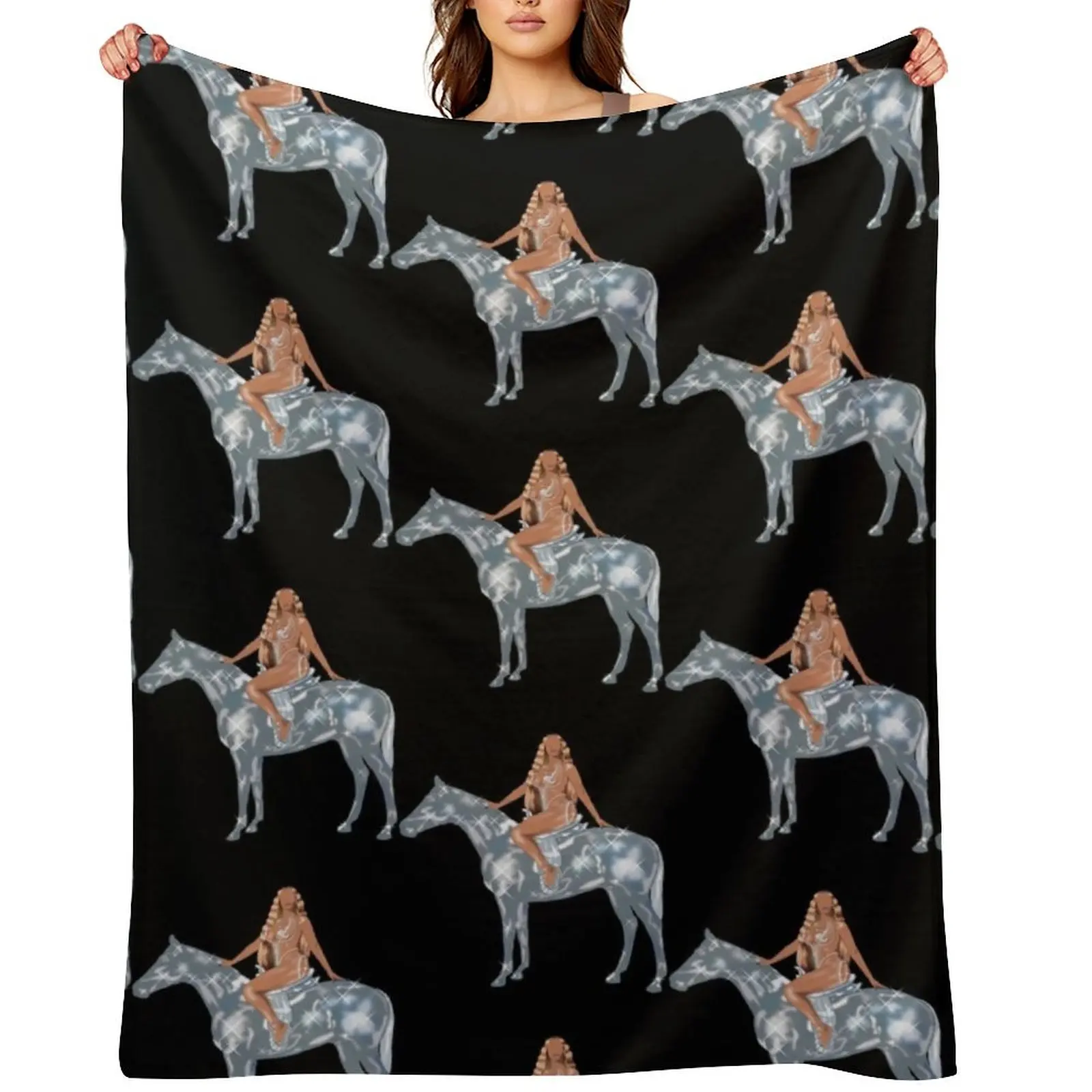 

Renaissance World Tour - Album cover illustration Throw Blanket Bed Fashionable Sofa Sofas manga Blankets