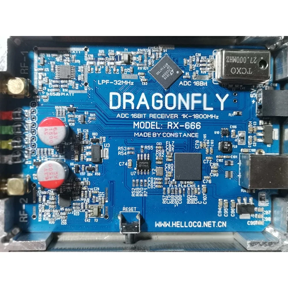 Nvarcher 16-bits software gedefinieerde radio SDR-ontvanger RX666 64M directe bemonstering RX103 - afbeelding 1