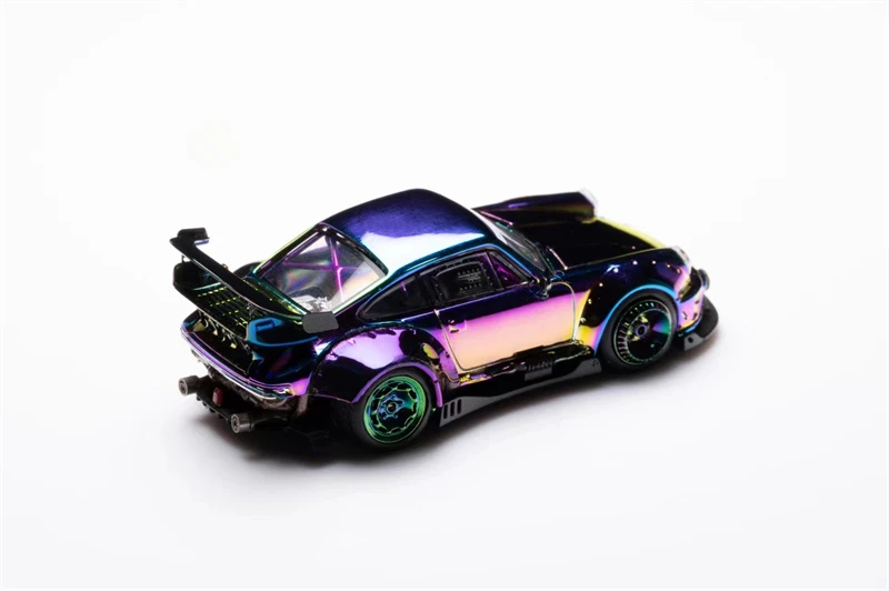 D.BoModel x DCM 1:64 RWB 964 Colorful electroplating limited 699 Diecast Model Car