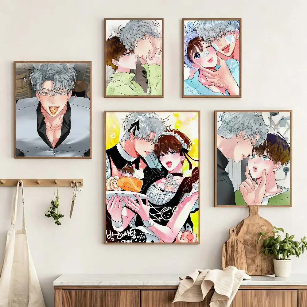 P-Peppermint Candy BL Manhwa  Custom HD Waterproof Self Adhesive Wall Art Poster