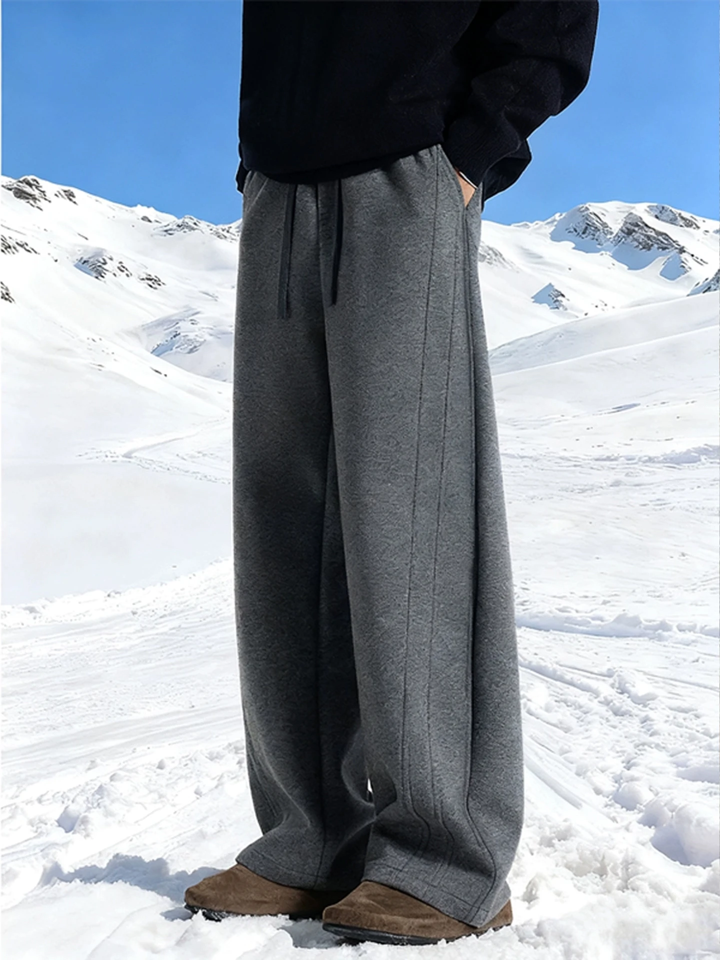 

Утепленные мужские спортивные брюки Deep ey American Sle Knife, зимние теплые штаны, устойчивые к холоду, для холодной погоды в Харбине и на Северо-Востоке