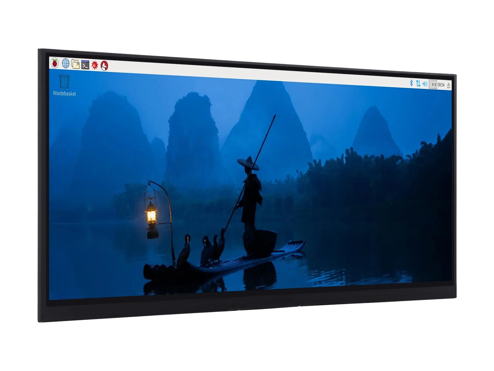 12.3inch 1920x720 LCD Waveshare Capacitive Touch Display In-Cell Technology 1920x720 178 Touch Display for Raspberry Pi 5 4B 3B