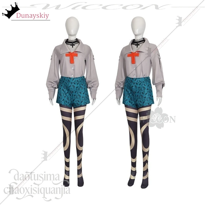 CR6.10*Riyo Reaper Cosplay Anime Gachiakuta Doll Festival New Outfit Fashion Gary Coat Y2K Shots Choker Wigs Halloween Party view 4