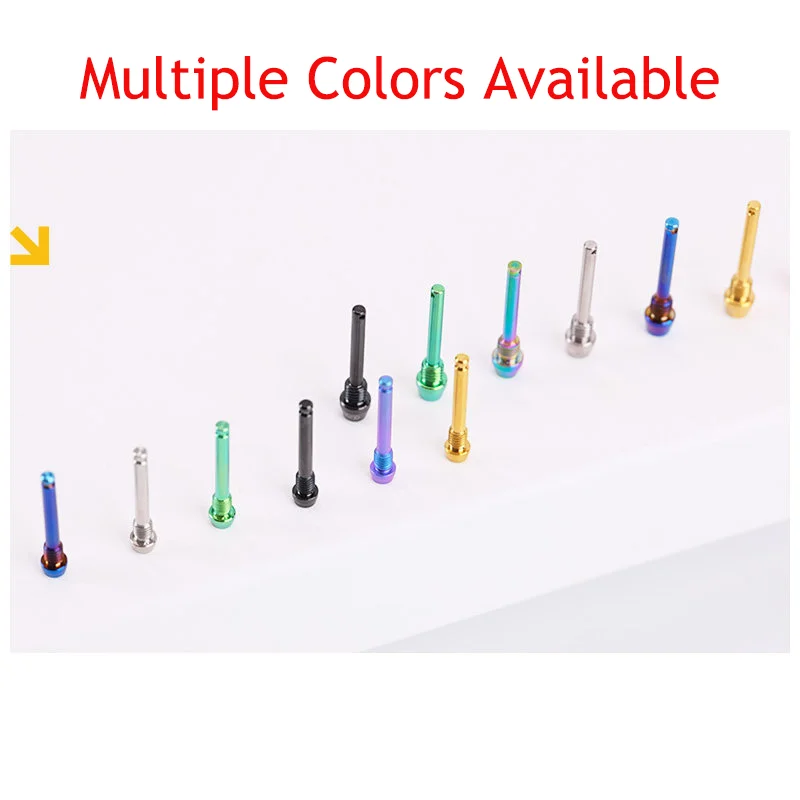 1/2/5/10pc Titanium Alloy Mountain Bike Hydraulic Brake Pad Pin Screw Universal Mod Fits Road Bike Shimano Magura TRP SRAM HOPE