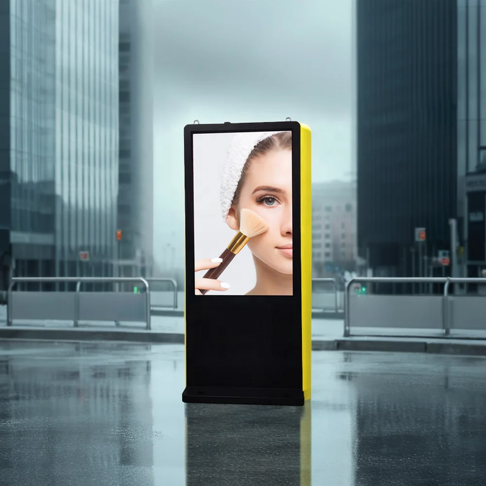 High Quality 55-Inch Waterproof Dustproof Independent Heavy-Duty Shell Totem Kiosk Popular Recommendation Advertising Equipment
