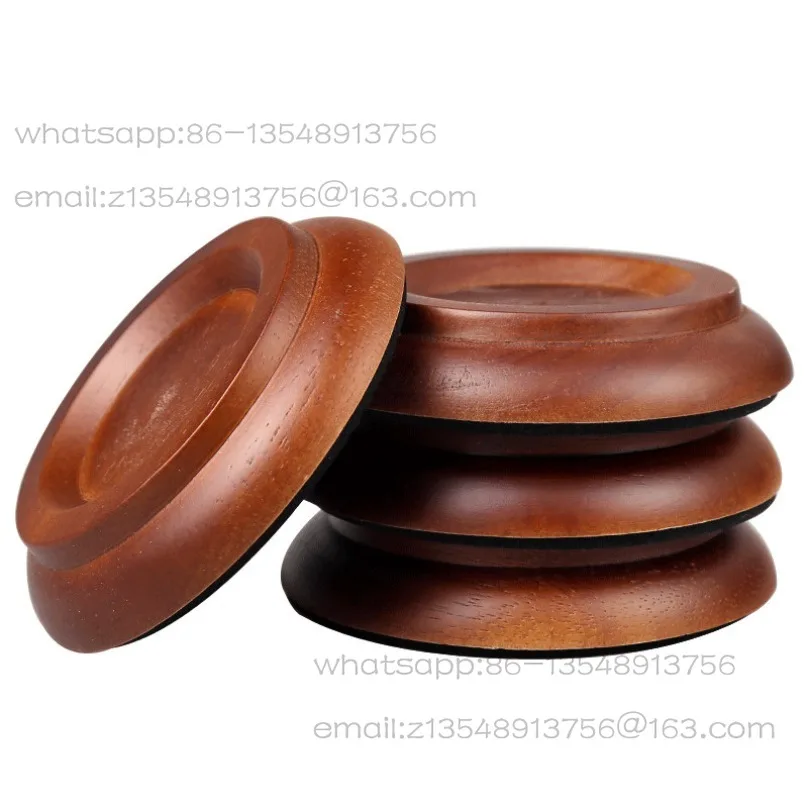 

Подставки для пианино из массива дерева, вертикальные защитные накладки для пола под пианино, звукоизоляция и шумоподавление, полный комплект из четырех упаковок.