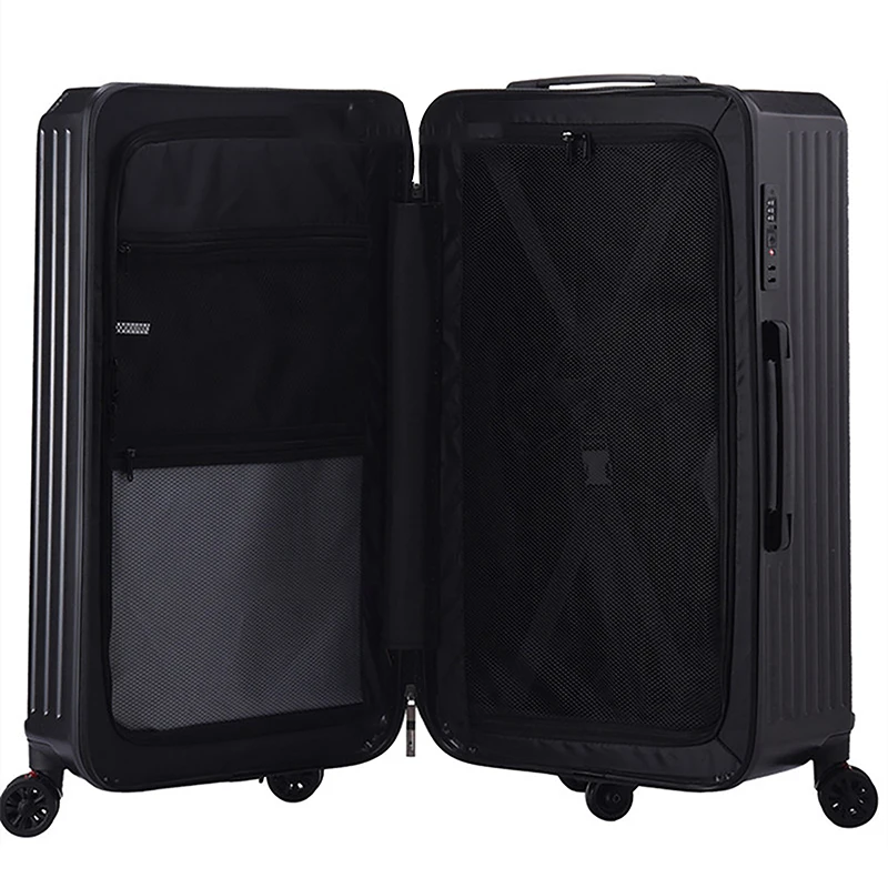 Valise Trolley avec Fermeture Éclair pour Homme et Femme, Capacité Extra-Large, Mot de Passe, Étudiant