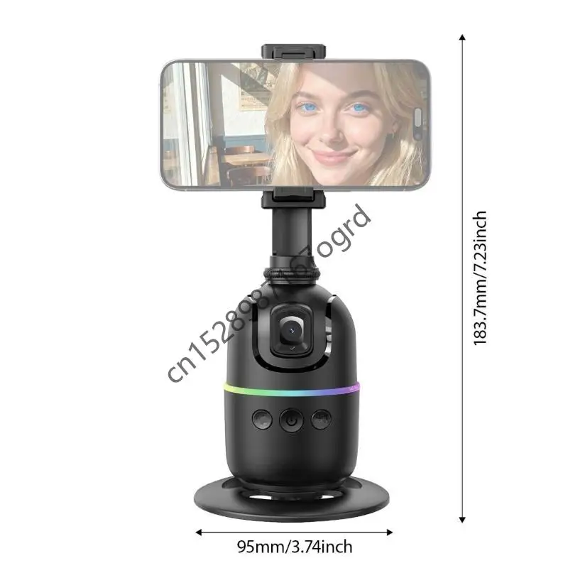 مالك الهاتف الذكي مع وجه التحكم بالإيماءات بعد الزاوية القابلة للتعديل للبطارية القابلة لإعادة الشحن 634A