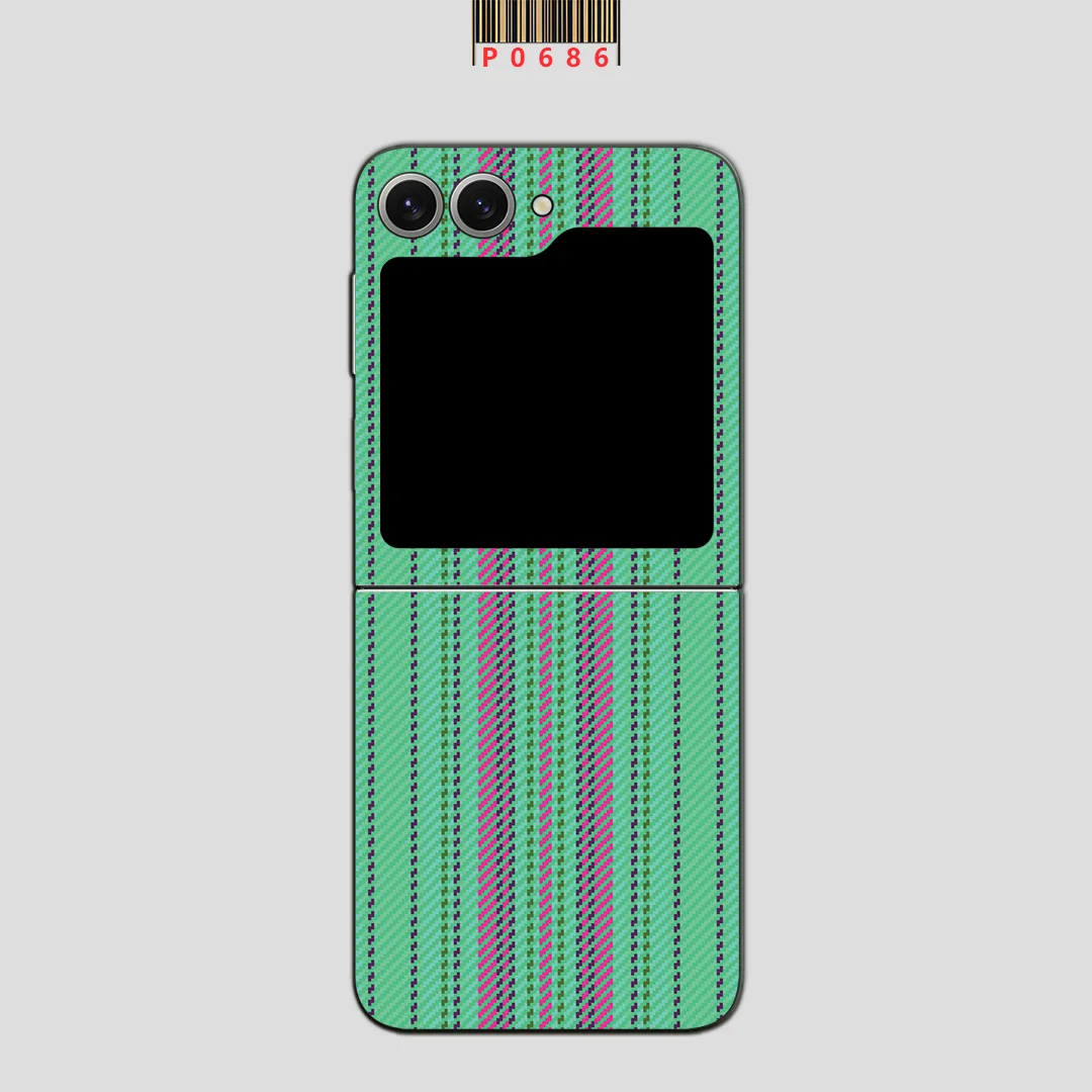 Nueva piel para Samsung Galaxy Z Flip6 4 7 5 Protector de pantalla trasera cubierta de película Flip5 Wrap pegatina colorida