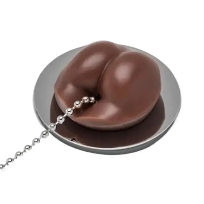 Sink Drain Stopper Butt Sink Drain Plug With Stainless Steel Bead Chain Silicone Kitchen Sink Plug Tool 3.5cm/1.38 Inches