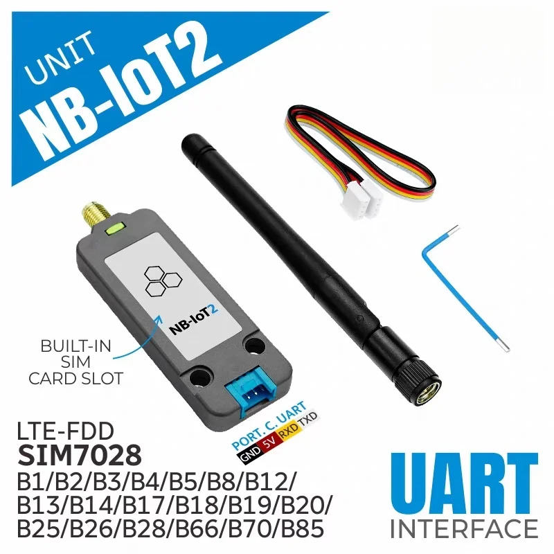 Official M5Stack NB-IoT 2 IoT Wireless Communication Module Global SIM7028