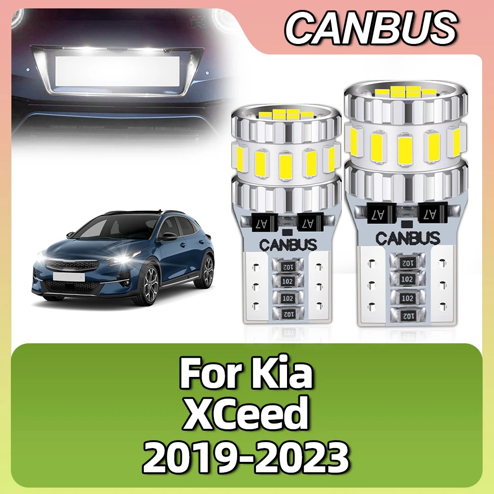 Фонари головного света, W5W T10 168 194 192 Canbus 6000K, Купольные габаритные огни с клиновидным сигналом, лампы для номерного знака для Kia XCeed 2019 2020 2021 2022