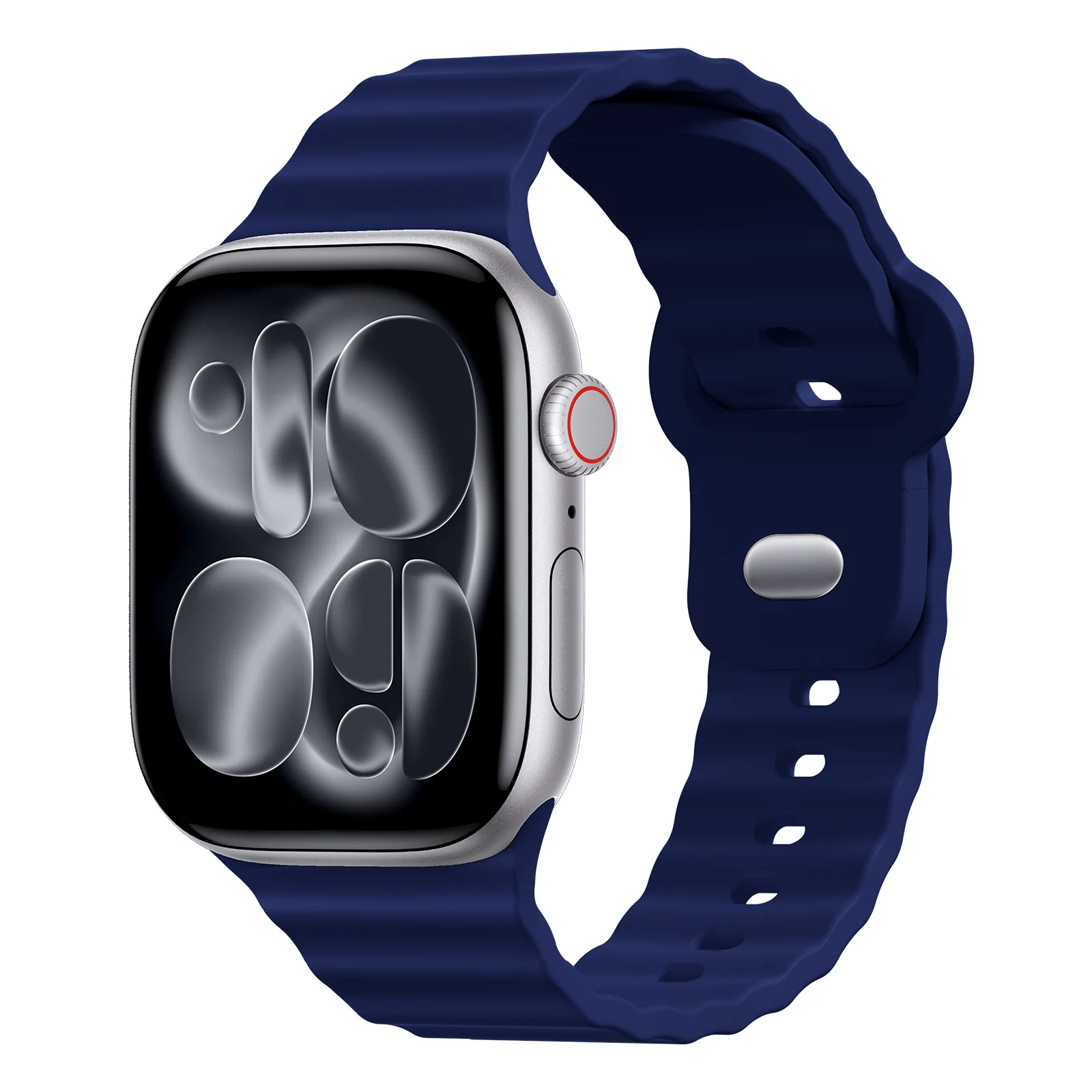 Sport siliconen bandje voor Apple Watch bandjes 44mm 40mm 46mm 49mm 42mm 45mm armbanden iWatch ultra 2 3 series 11 10 9 8 7 SE