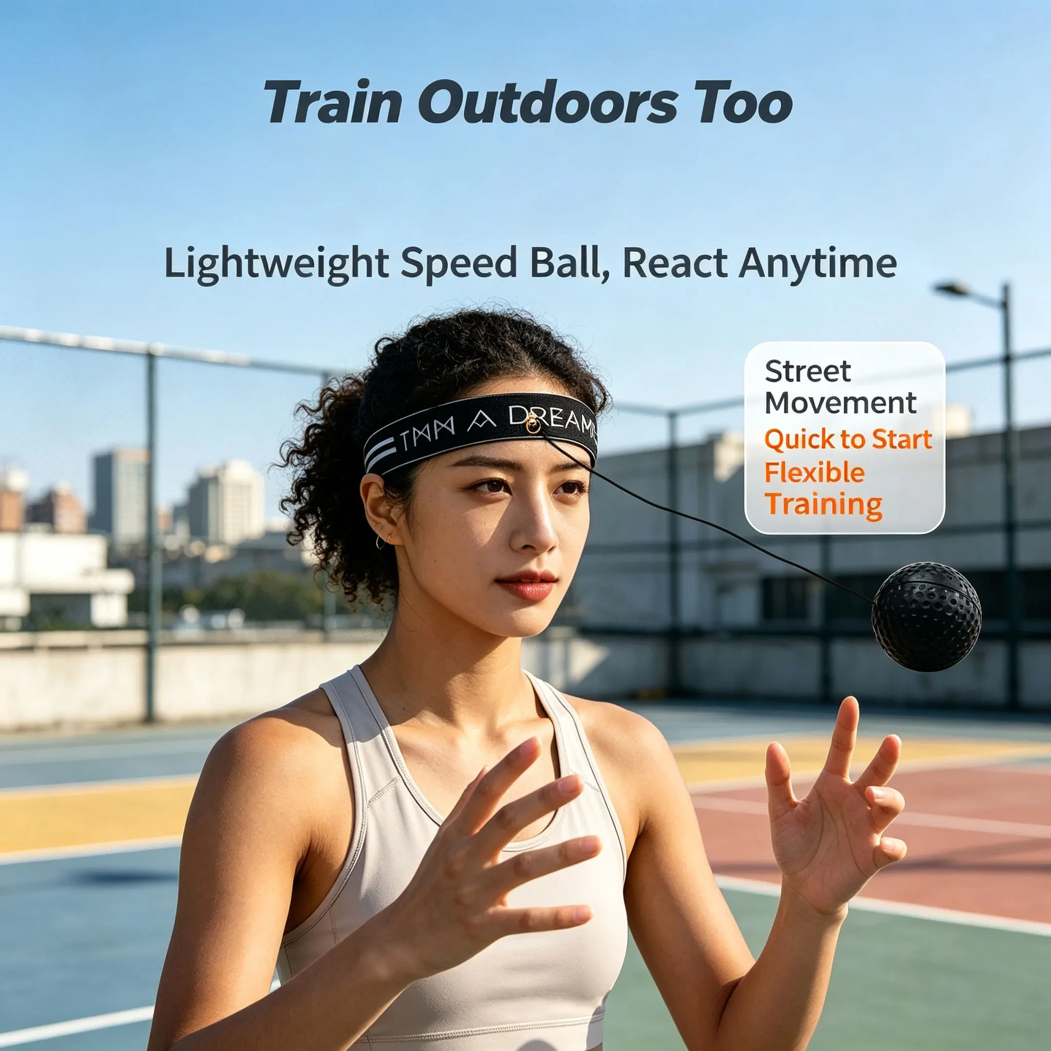 Head Mounted Reaction Ball Boxing Speed Training Fun Punching Ball Home Office Fitness Daily Exercise equipment