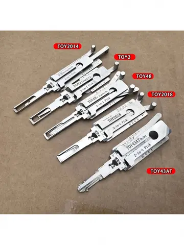 LISHI 2IN1 SS001 SS002PRO KW1 KW5 SC1 SC4 Decoder Lock Pick Tool Locksmiths Tool