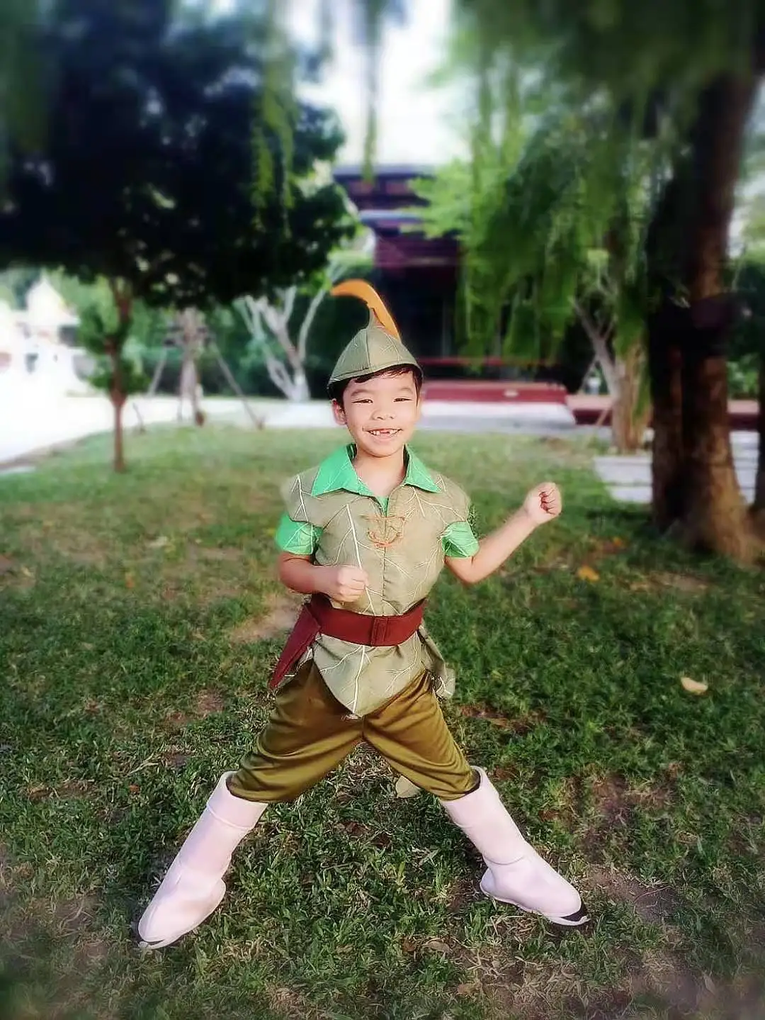 Kids Halloween Ball Party Cosplay Costume Children Peter Pan Masquerade Boys Top Pants Suits Kids Fancy Funny Tinkerbell Clothes