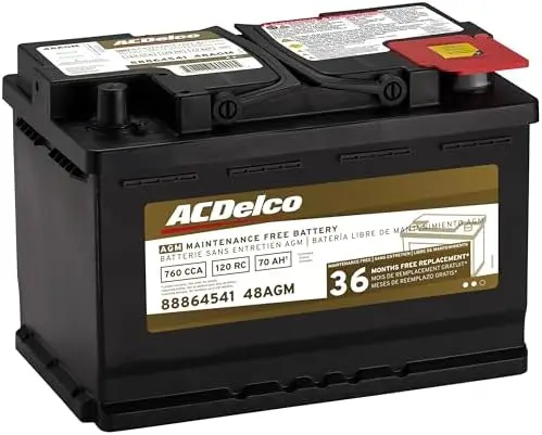 Gold 48AGM (88864541) 36 Month Warranty AGM BCI Group 48 Battery