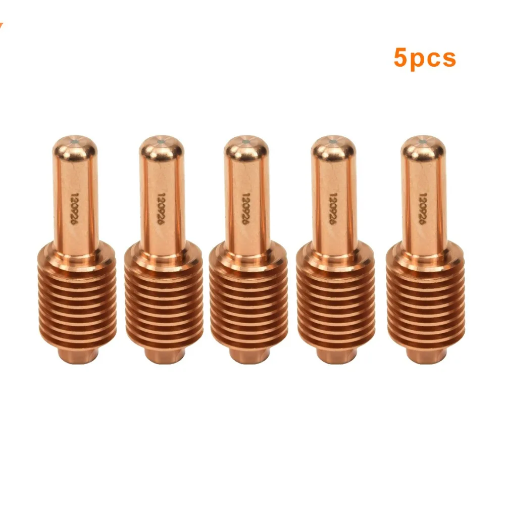 5pcs 120926 Electrodes For 1000/1250/1650 RT60 RT80 Plasma Electrode 0.2-0.8Mpa Tellurium Copper Electrodes Welding Accessories